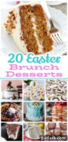 Easter Brunch Desserts So Heavenly, You'll Rise to the Occasion 8 Various sweet treats perfect for an Easter brunch setting, from cakes to smaller bites.