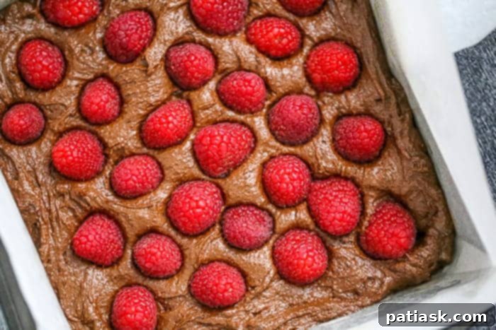 raspberry brownie recipe