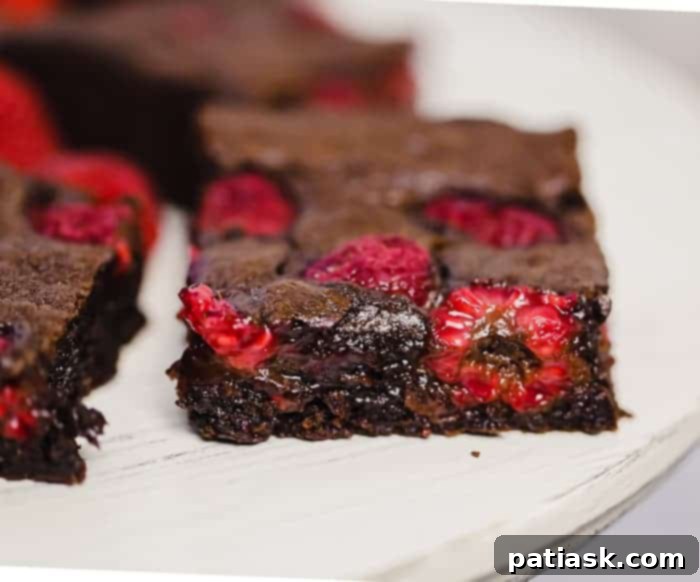 raspberry brownie recipe
