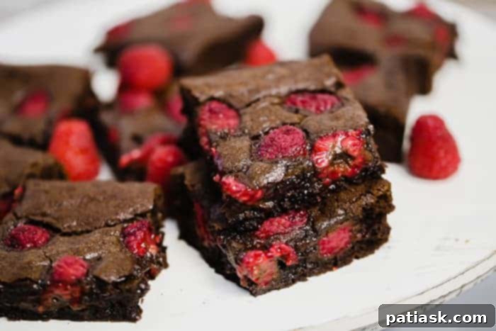 Raspberry Brownies