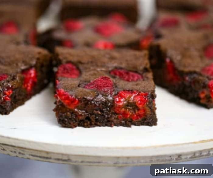 raspberry brownie recipe