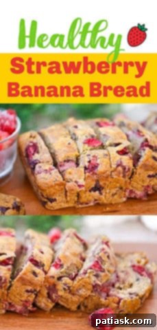 Strawberry Swirl Banana Walnut Loaf 7 Close-up of a slice of Banana Strawberry Walnut Bread