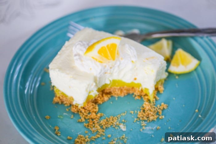 Silky Lemon Layered Cheesecake Bars 5 Lemon Layered Pudding Cheesecake Bars