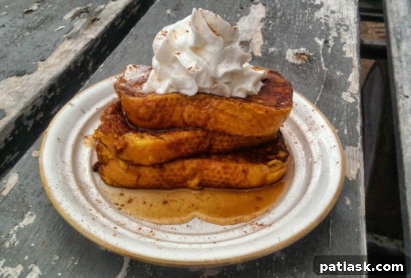 Spiced Pumpkin French Toast 3 Dreamy Pumpkin French Toast!