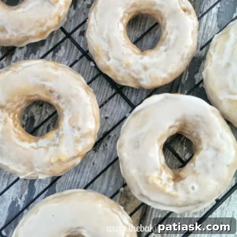 Spiced RumChata Pumpkin Donuts 3 pumpkin spice donuts
