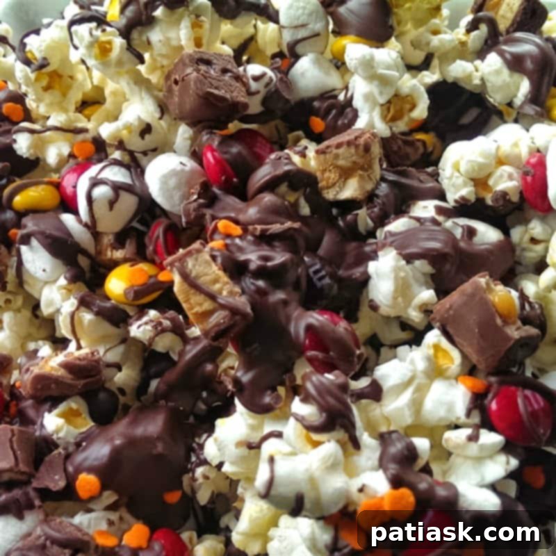 Snicker Marshmallow Munchie Popcorn Snack Mix