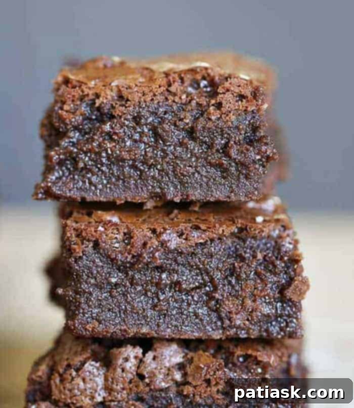 Fudgy Milk Chocolate Flourless Brownies 2 Delicious Flourless Milk Chocolate Brownies