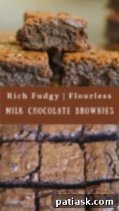 Fudgy Milk Chocolate Flourless Brownies 13 Rich Fudgy Gluten-Free Brownies