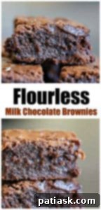 Fudgy Milk Chocolate Flourless Brownies 9 Rich Fudgy Gluten-Free Brownies