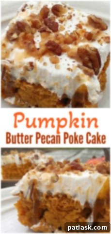 Decadent Pumpkin Butter Pecan Poke Cake 7 Pumpkin Butter Pecan Poke Cake
