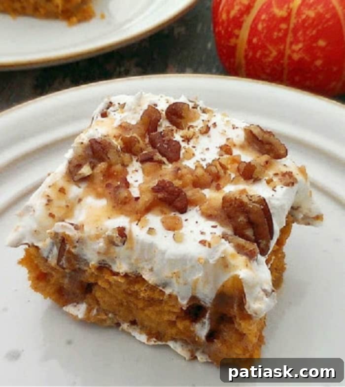 Decadent Pumpkin Butter Pecan Poke Cake 4 Pumpkin Butter Pecan Poke Cake! It's Insane!