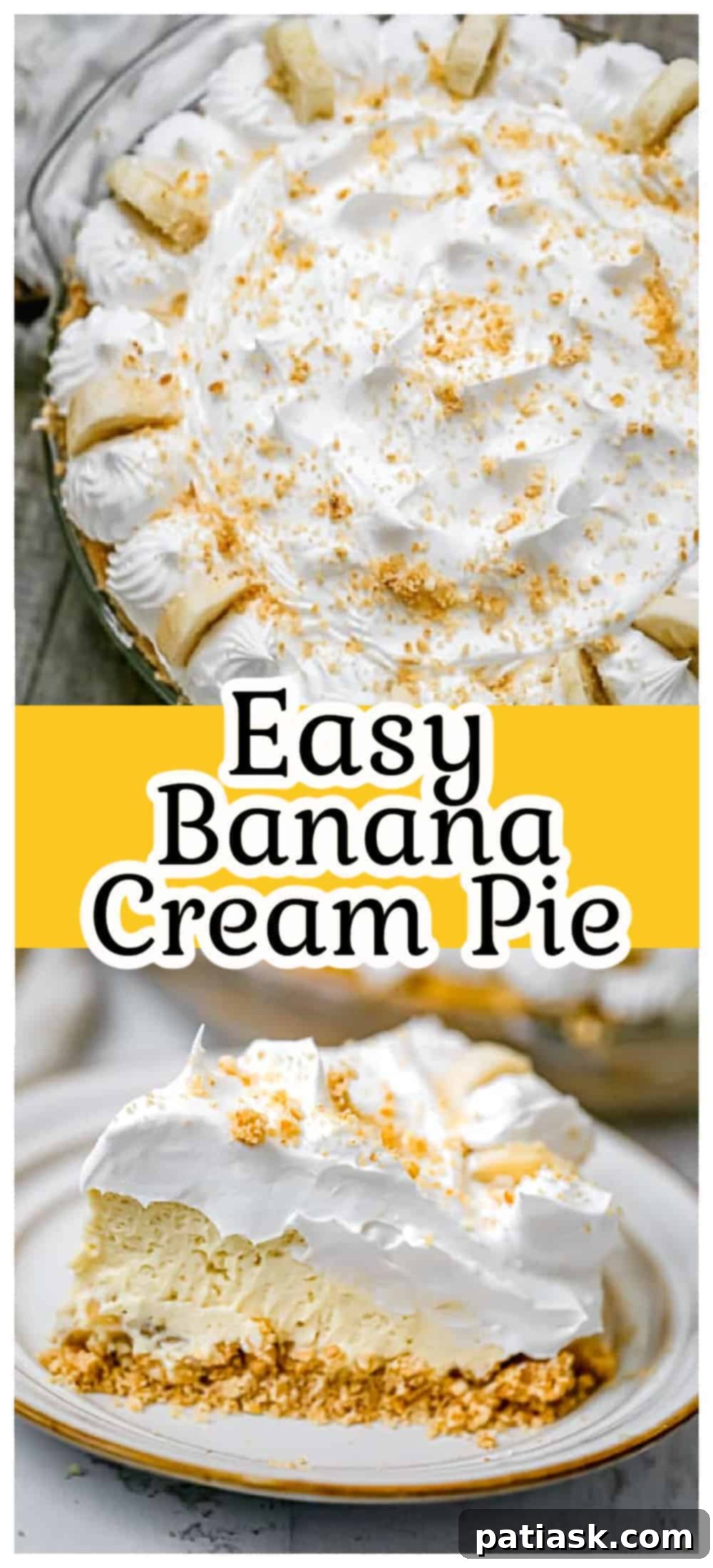 Dreamy No-Bake Banana Cream Pie 11 summer dessert