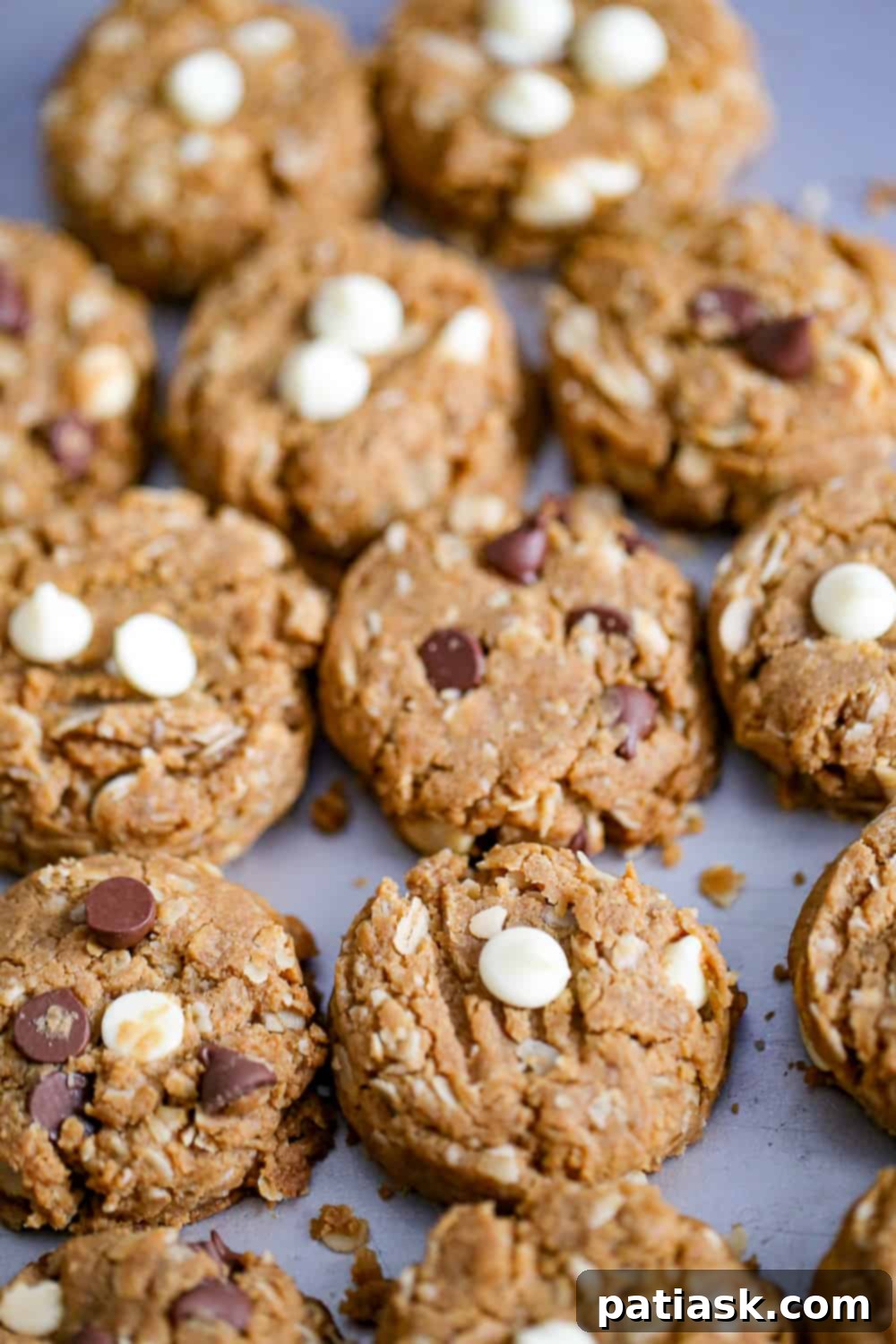 Feel-Good Peanut Butter Chocolate Chip Cookies 5 healthy recipe peanut butter chocolate chip flourless cookies