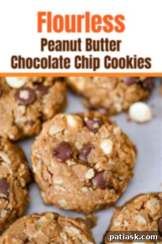 Feel-Good Peanut Butter Chocolate Chip Cookies 8 Flourless Peanut Butter Chocolate Chip Cookies