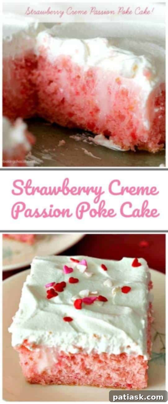 Strawberry Cream Passion Poke Cake 13 Strawberry Creme Passion Poke Cake! {True Love}