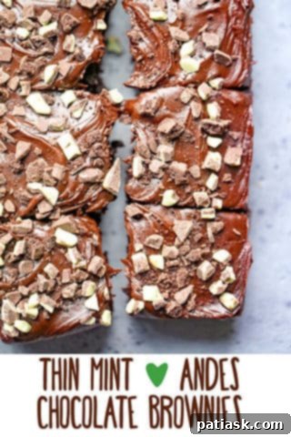 Quick Thin Mint Andes Chocolate Brownie Bars 8 Easy Thin Mint & Andes Chocolate Brownies