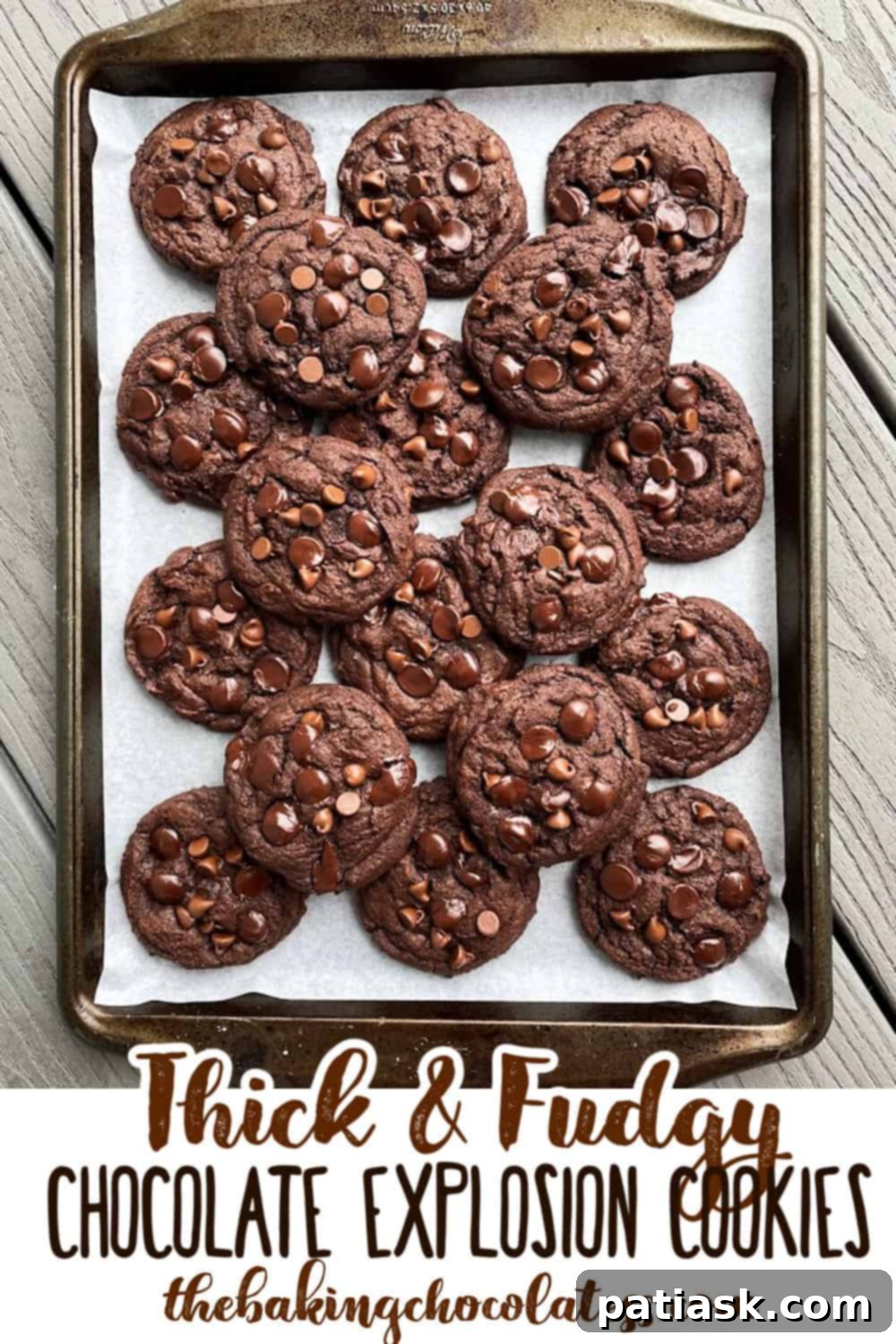 THICK AND FUDGY CHOCOLATE EXPLOSION COOKIES 14 favorite treats