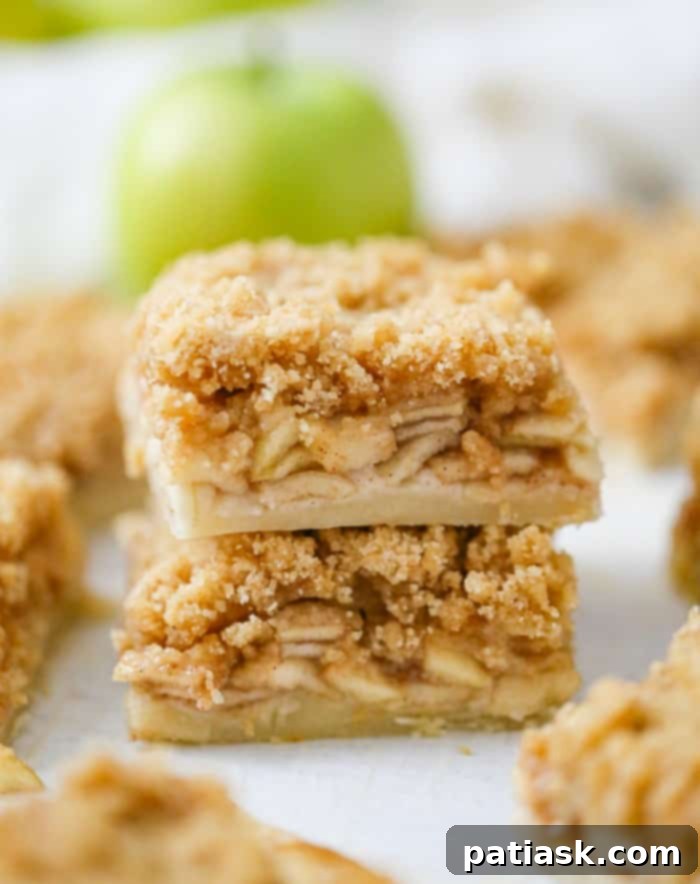Dutch Apple Crumble Bars 7 favorite fall dessert
