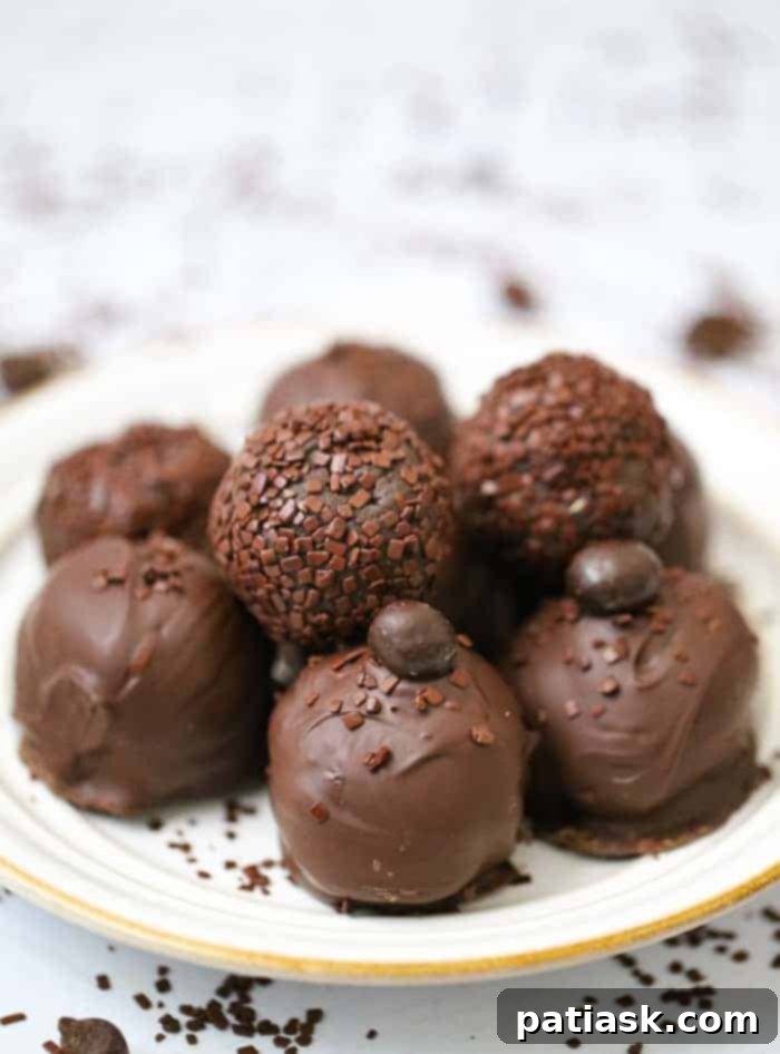Midnight Mocha Truffles 4 easy chocolate espresso coffee truffles recipe