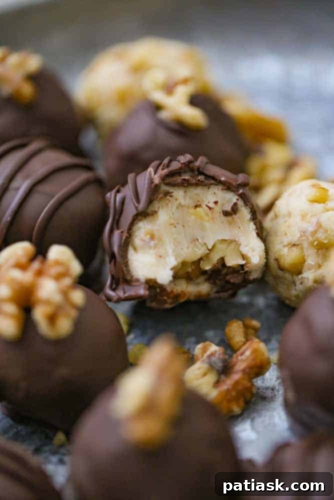 Decadent Chocolate Maple Cream Truffles 2 maple candy recipe cream truffles