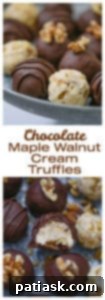 Decadent Chocolate Maple Cream Truffles 10 Chocolate Maple Walnut Cream Truffles