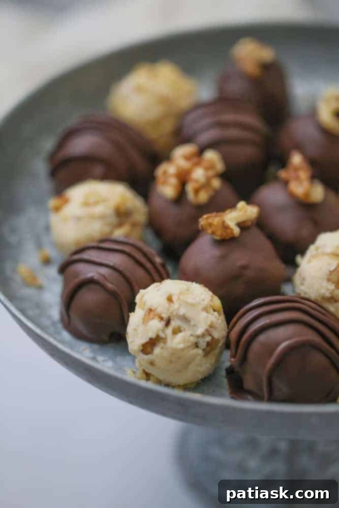 Decadent Chocolate Maple Cream Truffles 6 maple candy recipe cream truffles