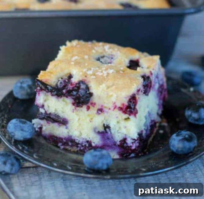Buttermilk Blueberry Jubilee Cake 2 Buttermilk Blueberry Explosion Cake, a fluffy and moist cake loaded with juicy blueberries.