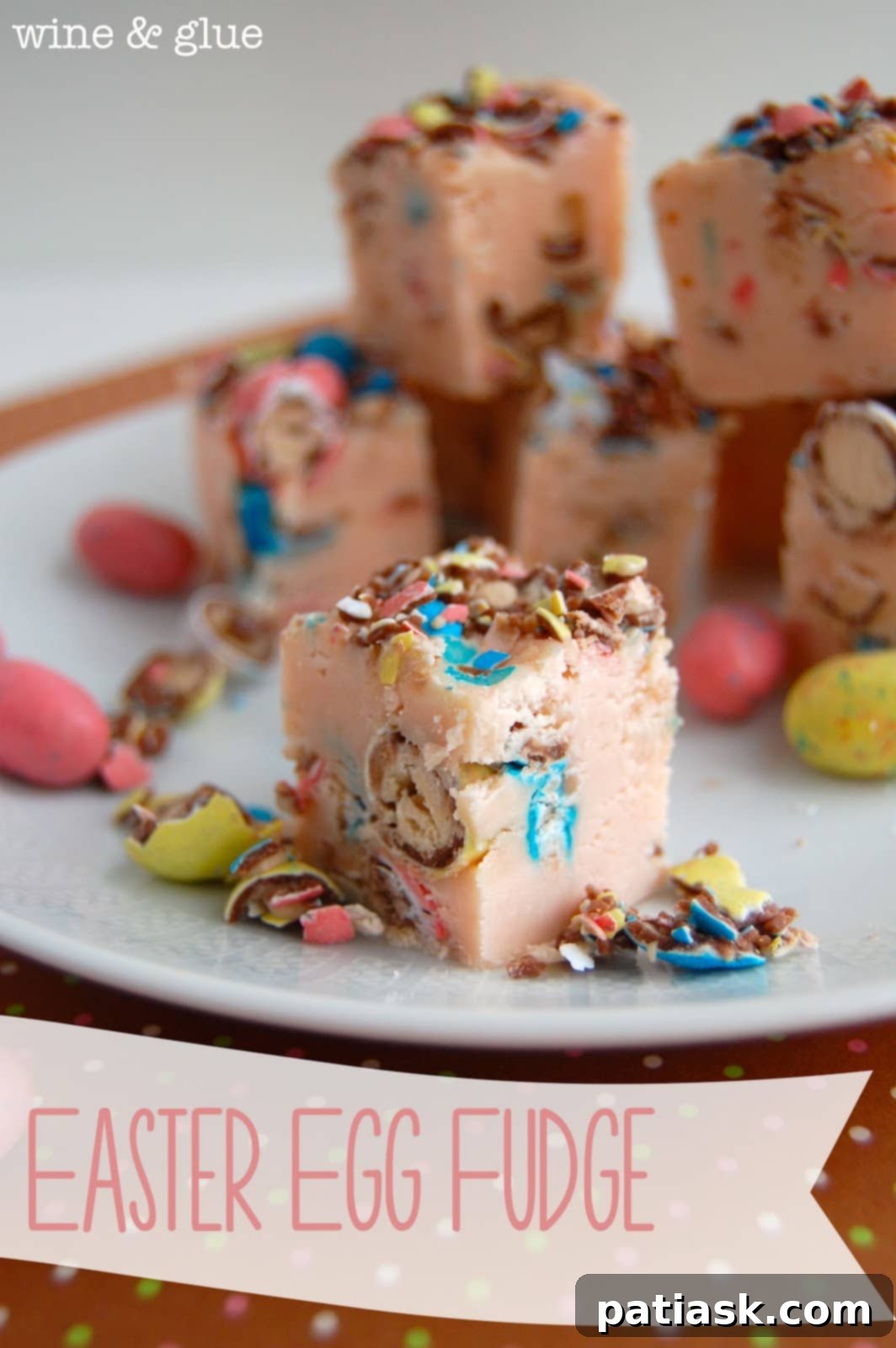 10 Easter Malted Egg Delights 10 Easter Egg Fudge by Wine & Glue