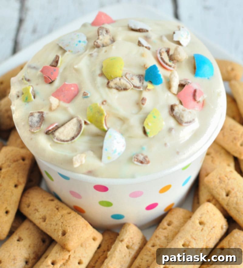 10 Easter Malted Egg Delights 3 Malted Milk Easter Dip by Dip Recipe Creations