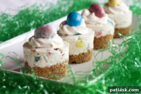 10 Easter Malted Egg Delights 4 Robin Egg No-Bake Cheesecake for Easter by Barbara Bakes