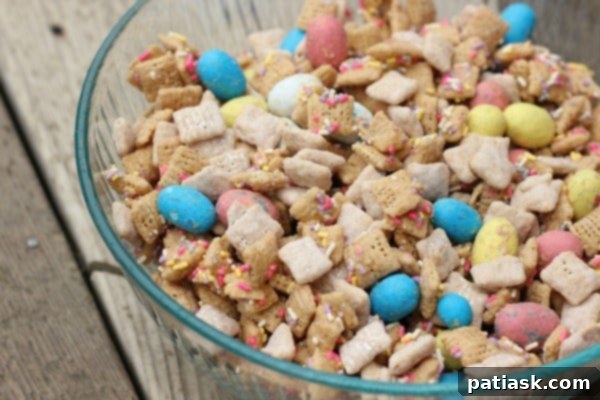 10 Easter Malted Egg Delights 6 Easter Muddy Buddies by Little Us