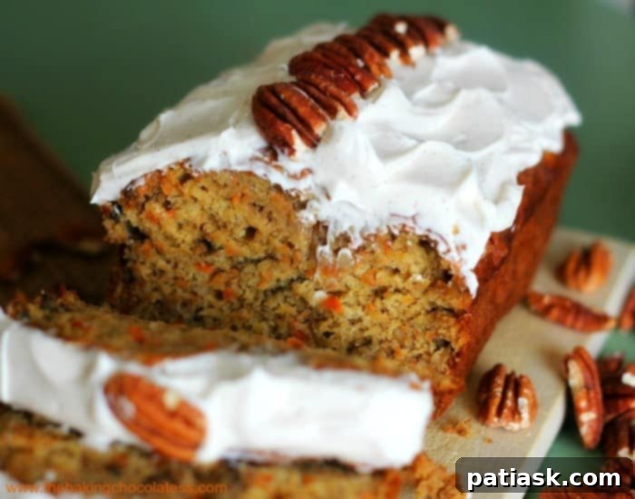 RumChata Carrot Cake Banana Bread with Cinnamon Cream Cheese Frosting