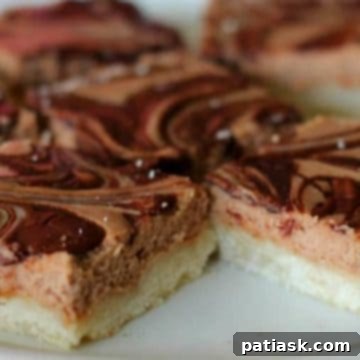Nutella Cheesecake Bars