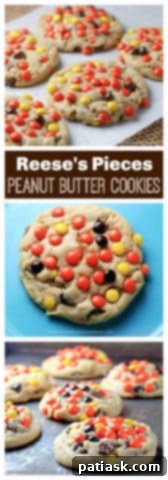 soft-batch peanut butter cookie recipe reese's pieces
