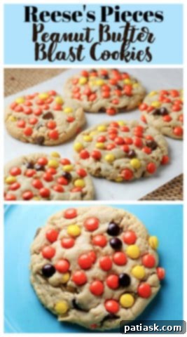 soft-batch peanut butter cookie recipe reese's pieces