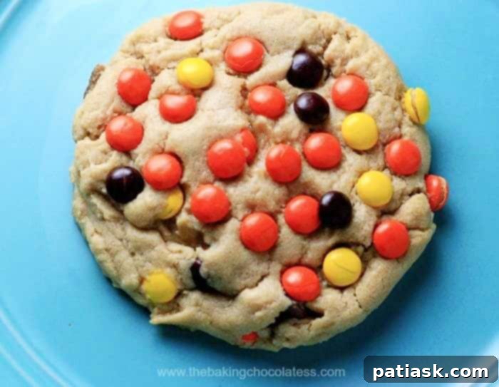 soft-batch peanut butter cookie recipe reese's pieces