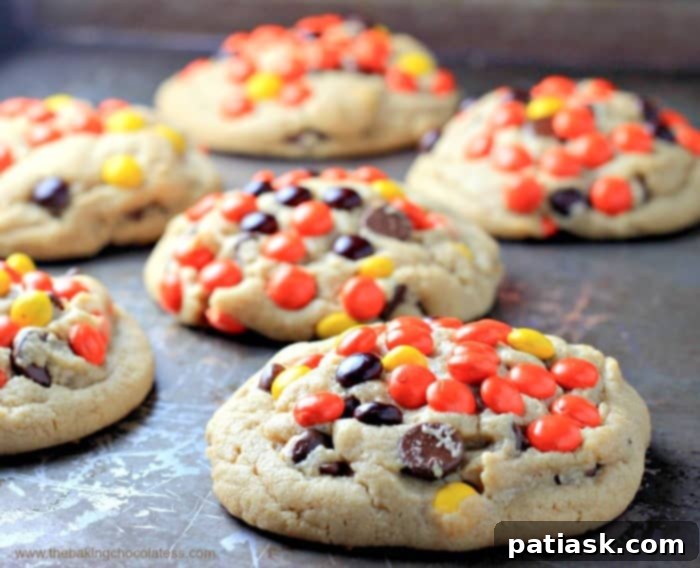 soft-batch peanut butter cookie recipe reese's pieces