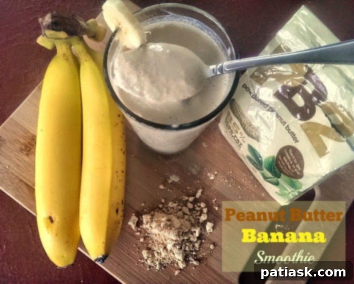 7 Delicious Weight Loss Shakes & Smoothies 4 Peanut Butter {PB2} Banana Protein Drink