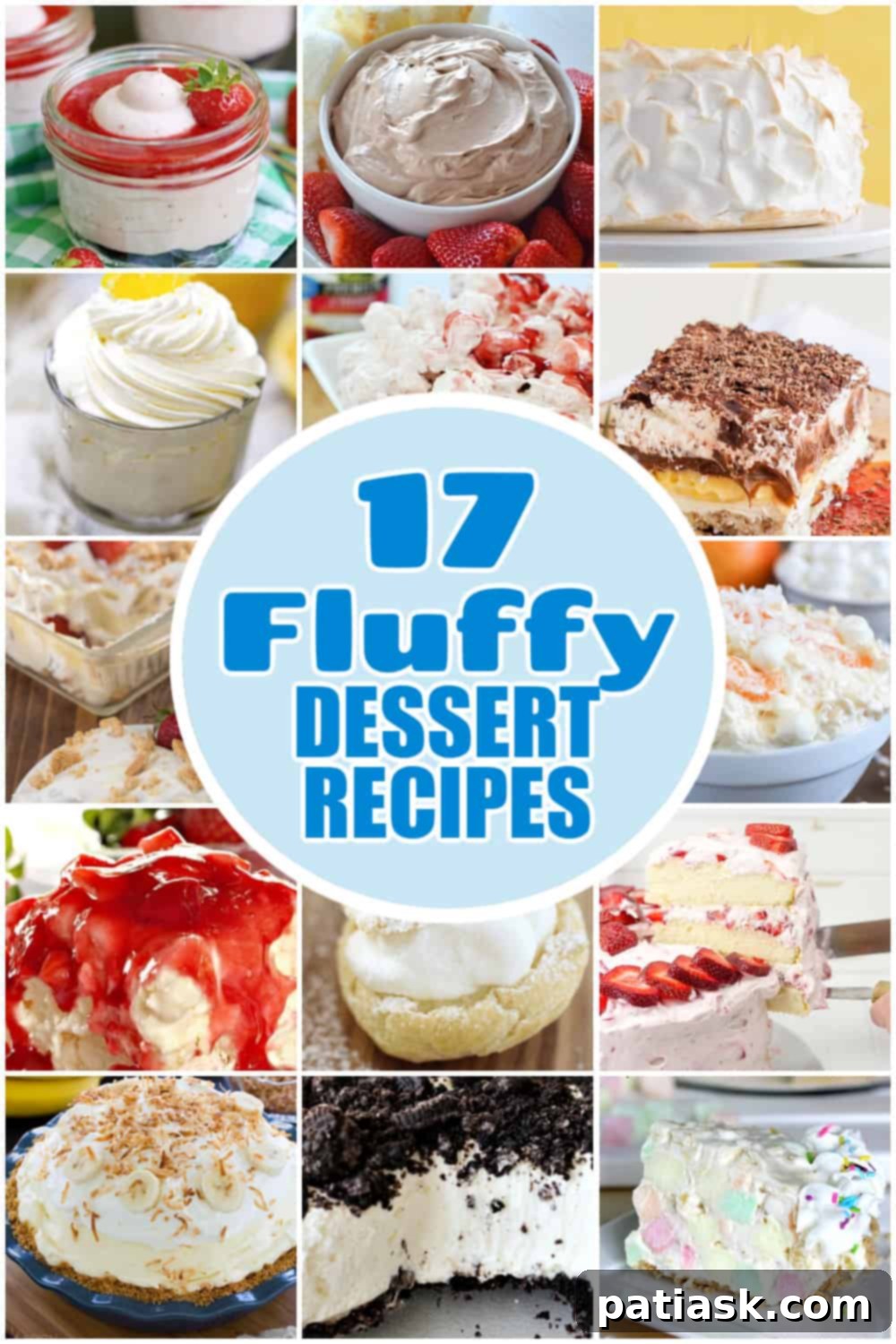 17 Light & Luscious Fluffy Desserts 11 Close-up shots of irresistible fluffy desserts, emphasizing their soft and airy qualities.