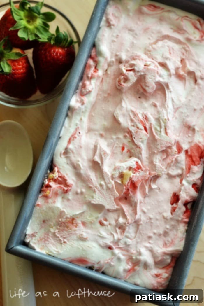 strawberry-ice-cream-31 12 {No Churn} Ice Screamin’ Guilty Pleasures – Dad Would Approve!