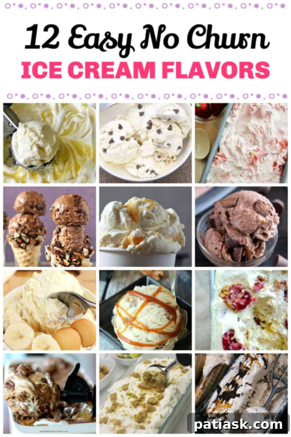 Homemade Ice Cream No Machine 12 Ways 6 summer desserts