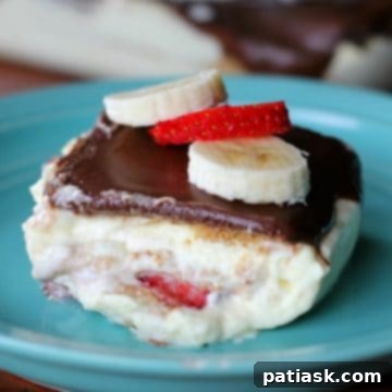 No-Bake Banana Split Dream Cake 5 Banana Split Eclair Cake