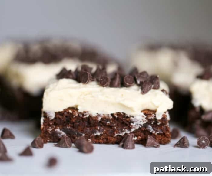 Decadent Cookie Dough Buttercream Brownies 2 Cookie Dough Buttercream Brownies