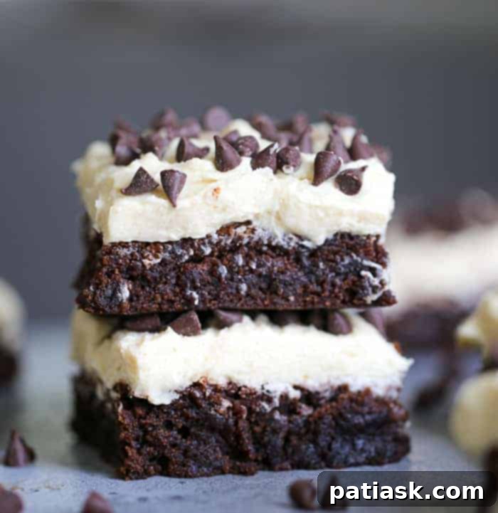 Decadent Cookie Dough Buttercream Brownies 5 Cookie Dough Buttercream Brownies