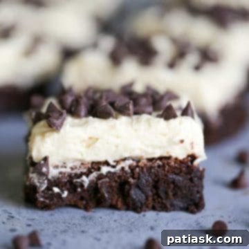 Decadent Cookie Dough Buttercream Brownies 7 Chocolate Chip Cookie Dough Buttercream Brownies