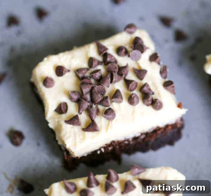 Decadent Cookie Dough Buttercream Brownies 3 Cookie Dough Buttercream Brownies