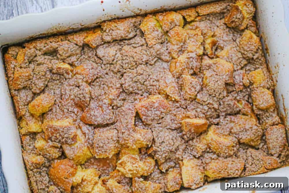 Cinnamon Roll Overnight French Toast 4 Overnight Cinnamon French Toast Bake