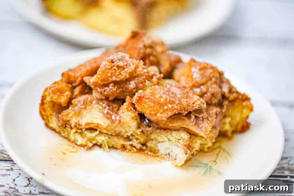 Cinnamon Roll Overnight French Toast 5 Overnight Cinnamon French Toast Bake