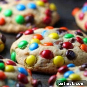 JUMBO 'Soft Batch' M&M Cookies