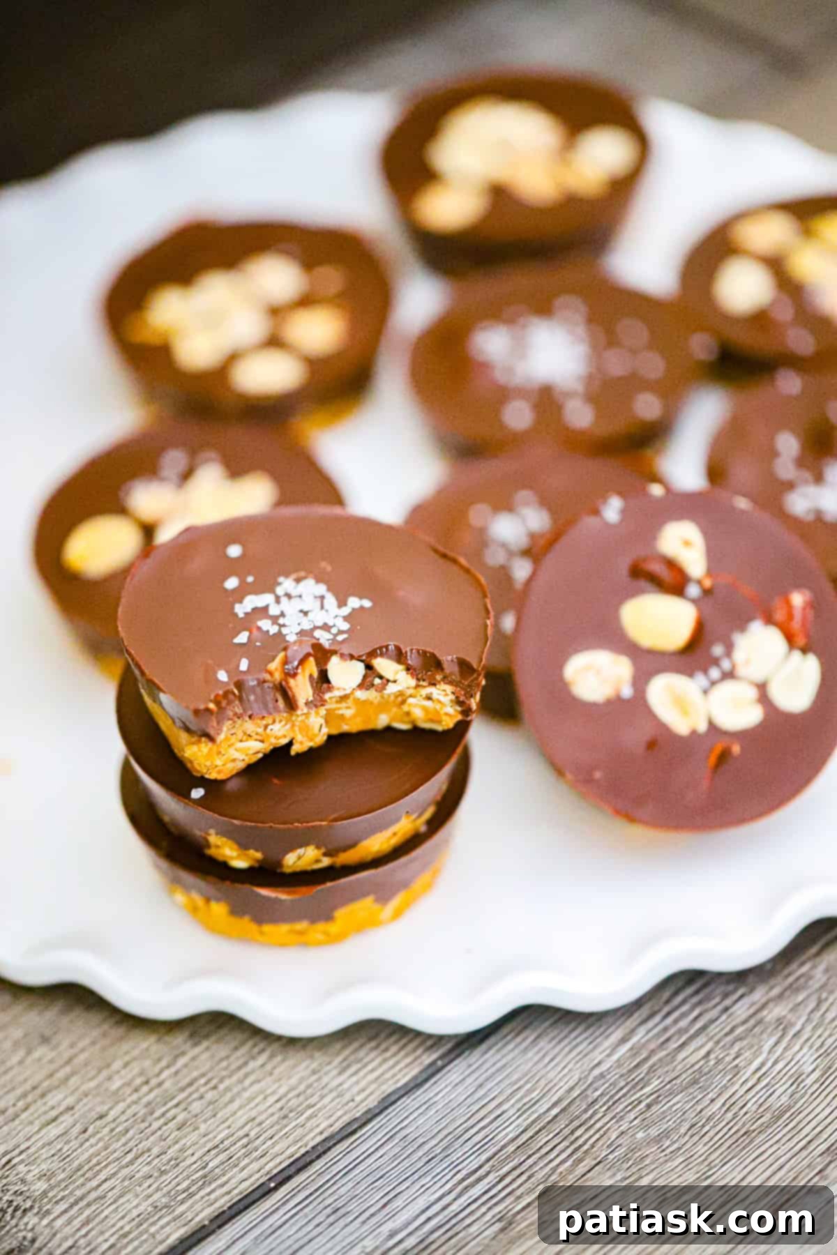 Peanut Butter Oatmeal Dream Bites 4 Ingredients for No Bake Peanut Butter Oatmeal Cups